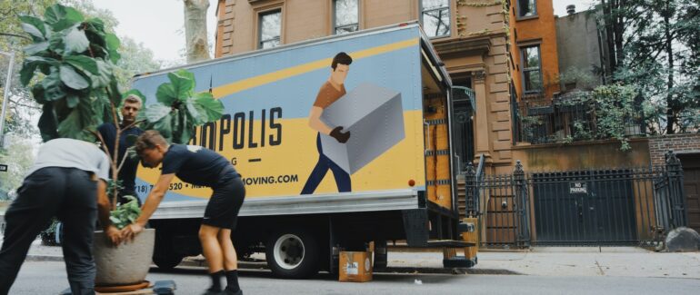 Local movers in NYC loading moving truck - they will know what is the best day of the week to move locally in NYC