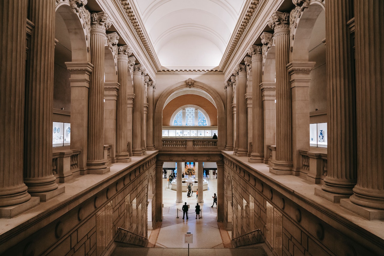interior of The Metropolitan Museum-