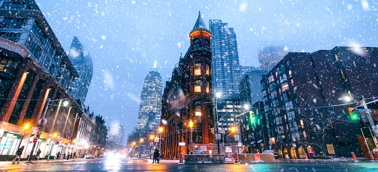Manhattan in winter