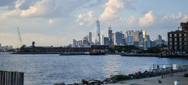 Manhattan views from Red Hook, Brooklyn