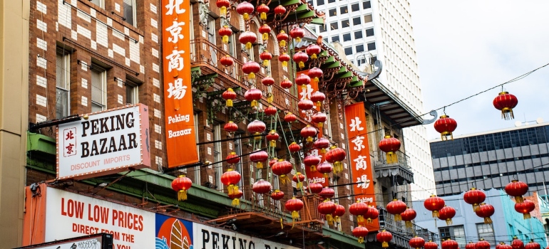 Billboards at Chinatown.