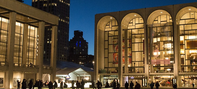 Lincoln Center at night 